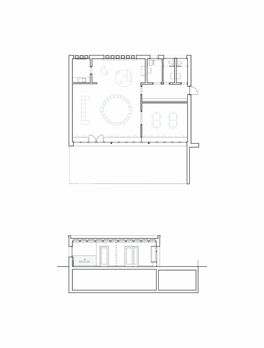 Grundriss- und Schnittplan